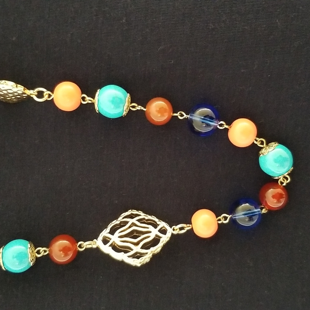 Graziano long Statement necklace
